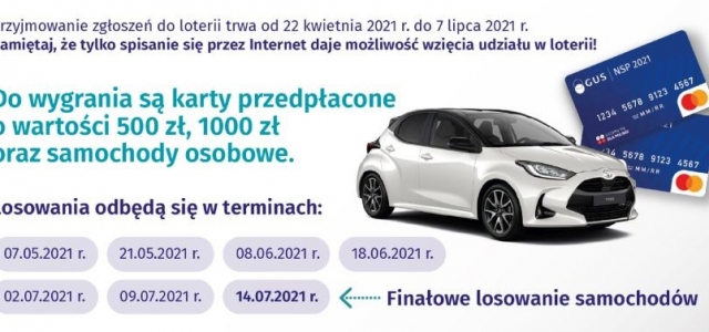 Spisz się przez internet i graj o nagrody w loterii!